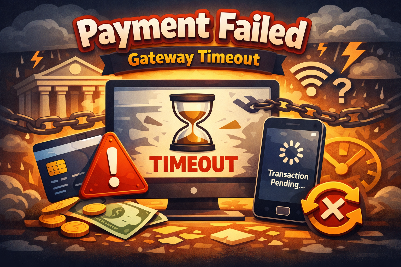 Payment Failed Due To gateway timeout - What it means